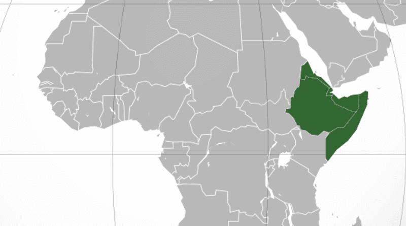 The Horn of Africa. Credit: Wikipedia Commons
