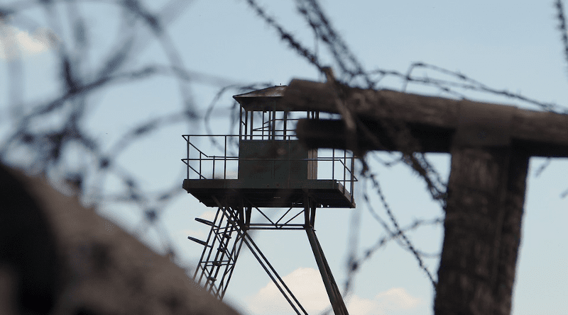 Wire Sky Iron Curtain Barbed Wire Guard Tower Fence Wall