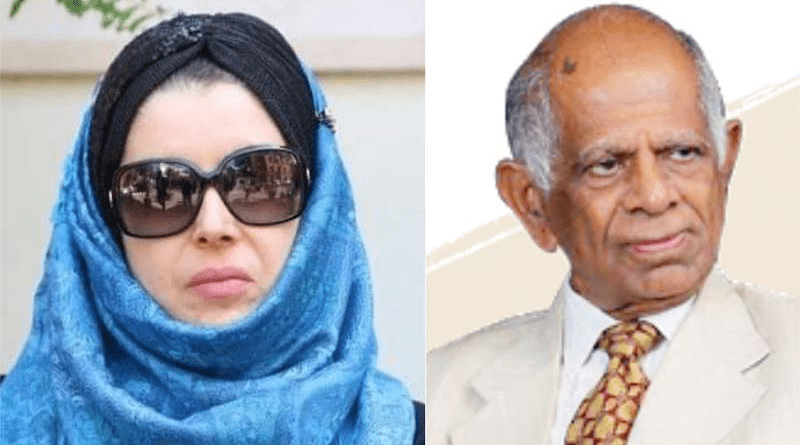 Italian Philosopher Sabrina Lei and former Indian Ambassador to Italy K P Fabian .jpgItalian Philosopher Sabrina Lei and former Indian Ambassador to Italy K P Fabian (Photo supplied)