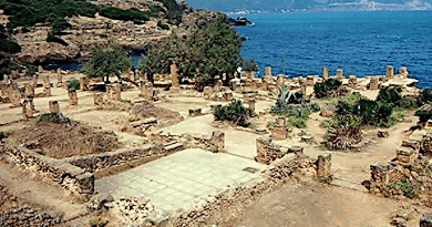 Ruins of Roman Tipasa, Algeria. Photo Credit: Yelles M.C.A., Wikipedia Commons