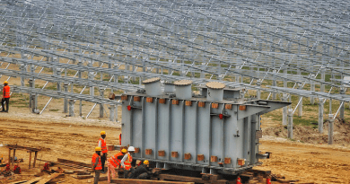 Solar Panels Construction Site Machinery Pathway Bangladesh