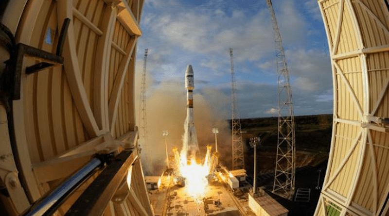 Satellite launch. Photo Credit: European Commission