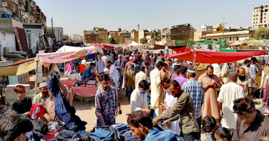 Sindh Pakistan Karachi Bazaar Market Shopping Weekly Cheap Retail Stall