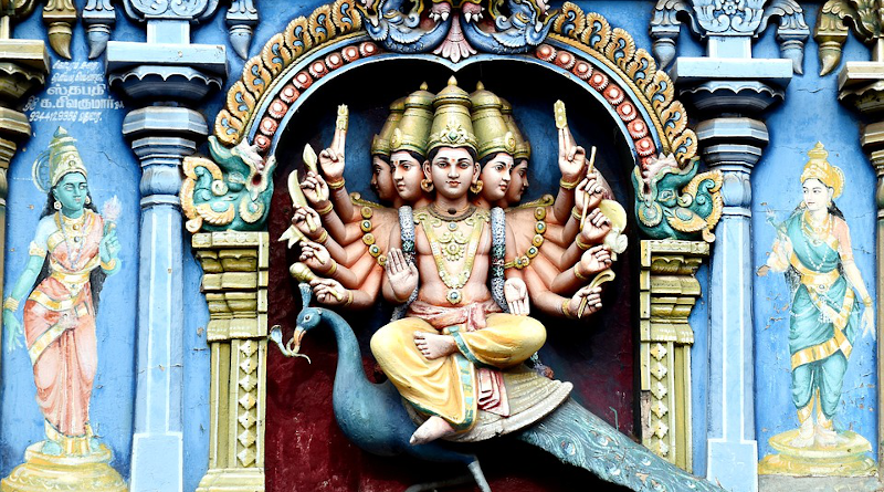 Madurai Meenakshi Amman Temple Load Muruga Deity Hindu