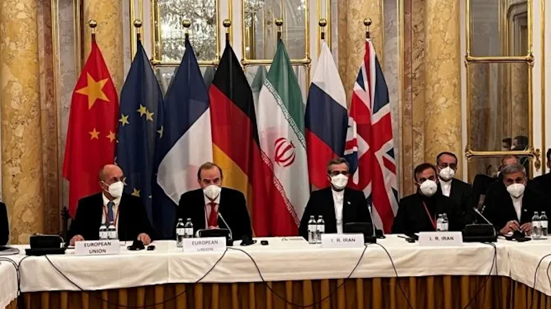 Iranian delegation at JCPOA Vienna talks. Photo Credit: Iran News Wire