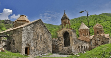Dadivank, an Armenian Apostolic Church monastery in the Kalbajar District of Azerbaijan. | Armen hay via Wikipedia (CC BY-SA 3.0).