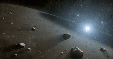 An artist's illustration of the asteroid belt CREDIT: NASA/JPL-Caltech