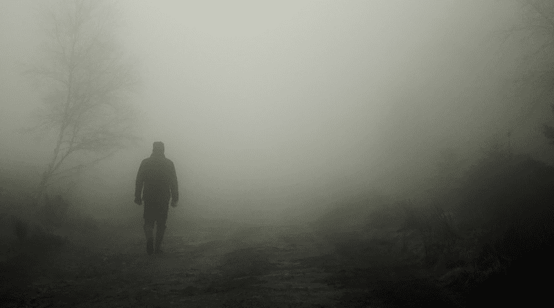 Stroller Fall Fog Man Human Mood The Atmosphere War