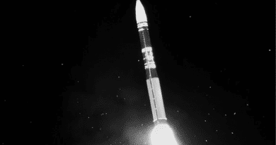 An Air Force Global Strike Command unarmed Minuteman III intercontinental ballistic missile launches during an operational test at Vandenberg Space Force Base, Calif., Sept. 2, 2020. Photo Credit: Air Force photo