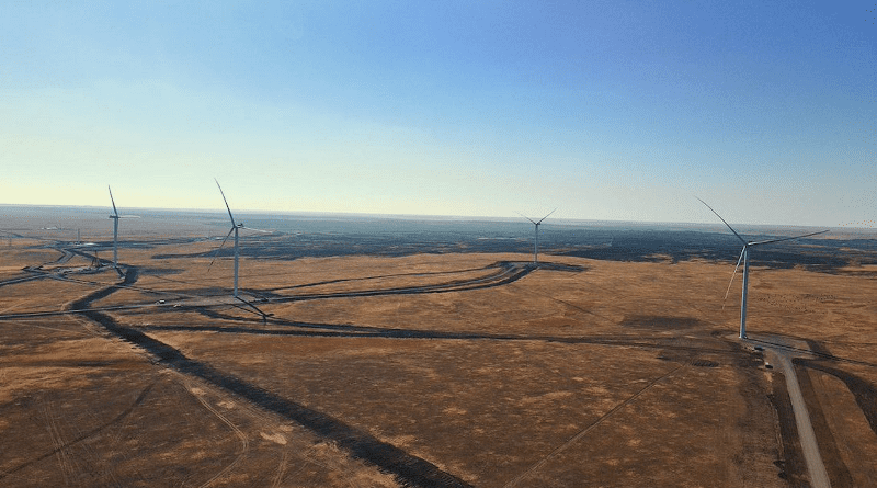 Eni inaugurates its second wind farm in Kazakhstan. Photo Credit: Eni