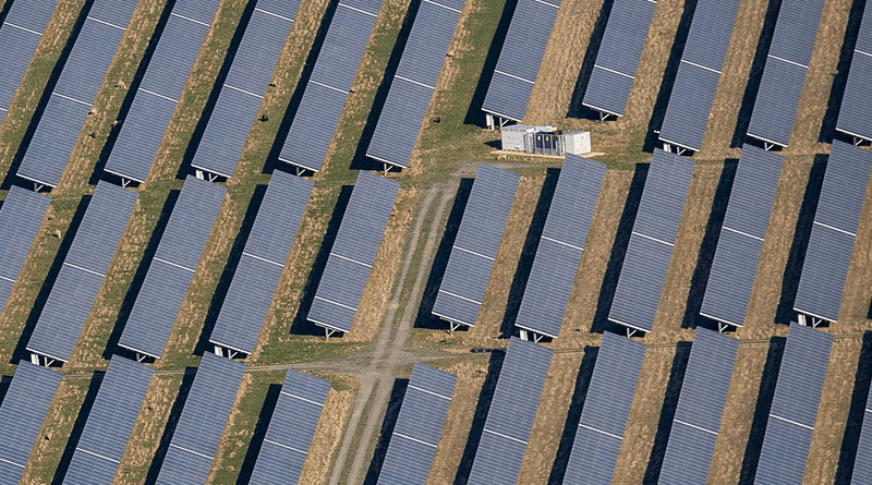 solar farm power panels