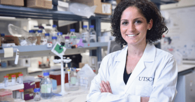 Christina Guzzo conducted her research in the Guzzo Lab, a viral immunology lab at U of T Scarborough that focuses partly on HIV CREDIT: Ken Jones