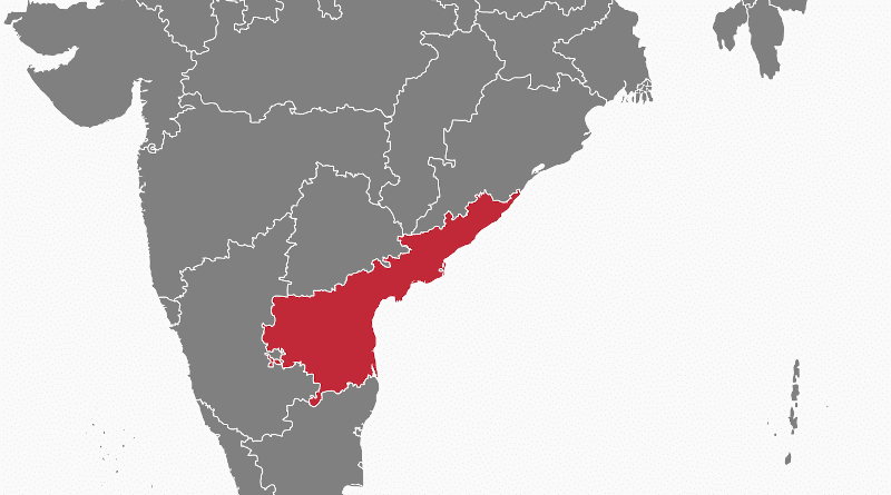 Location of Andhra Pradesh in India. Credit: Wikipedia Commons