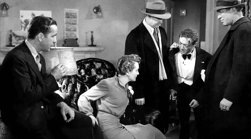 A promotional still from The Maltese Falcon. Credit: Warner Bros., Wikipedia Commons
