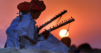 Rajasthan Camel Safari India Sunset Entertainers Music