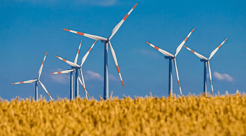 Windmill Field Grain Heaven Wind Energy Wind Power Turbine