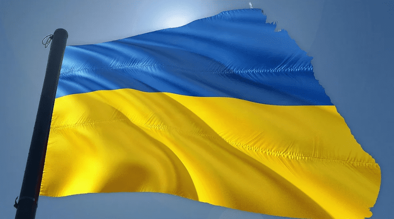 Banner Ukraine Flag War Politics Battle