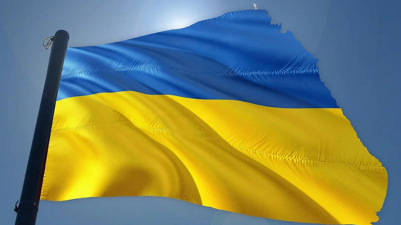 Banner Ukraine Flag War Politics Battle