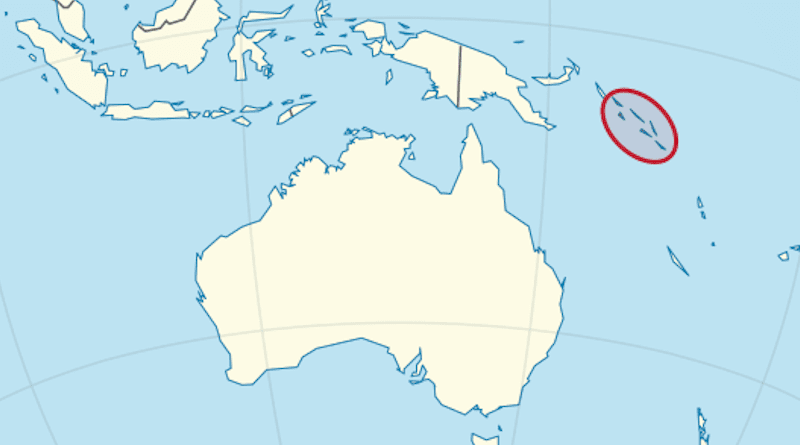 Location of Solomon Islands. Credit: Wikipedia Commons