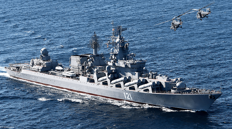 File photo of Russian cruiser Moskva. Photo Credit: Mil.ru, Wikipedia Commons
