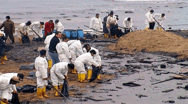 The 2010 Deepwater Horizon oil spill involved over 9,000 vessels deployed in the Gulf of Mexico waters across Alabama, Florida, Louisiana and Mississippi and tens of thousands of workers on the water and on land. CREDIT: Submitted Photo/NIEHS