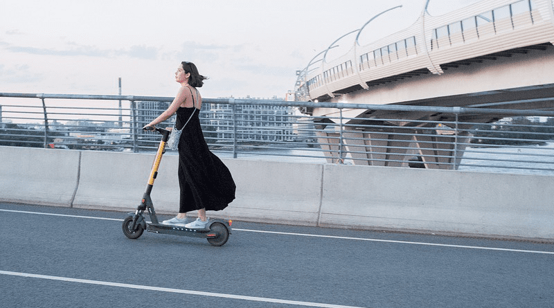Woman Electric Scooter Street Scooter