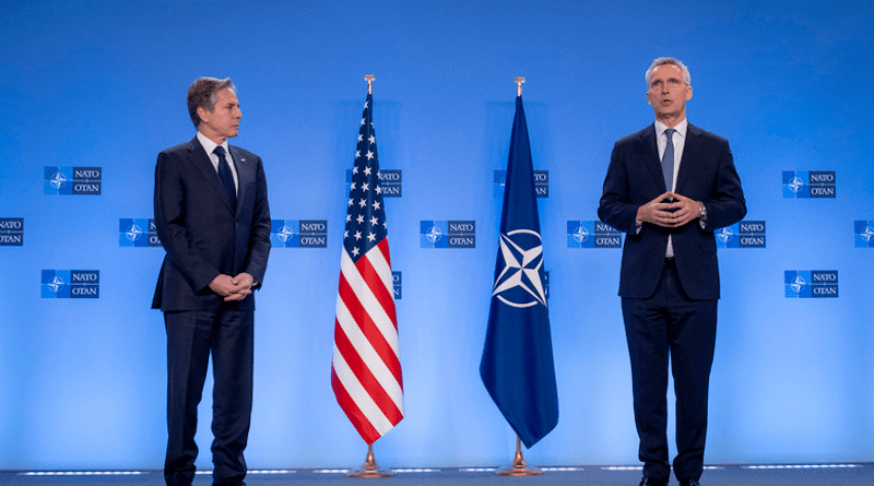 US Secretary of State Antony Blinken with NATO Secretary General Jens Stoltenberg. Photo Credit: NATO