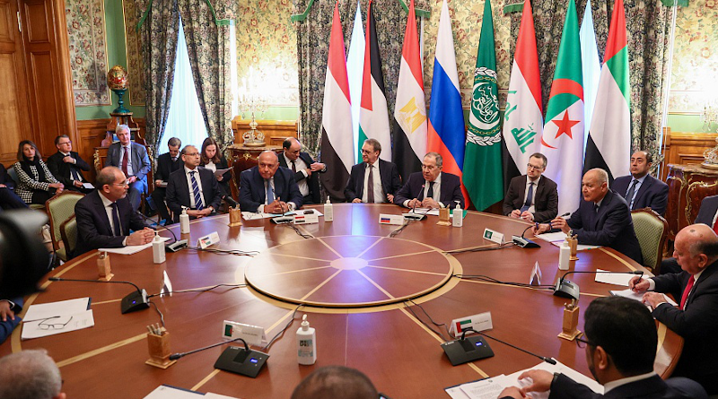 Russian Foreign Affair Minister Sergey Lavrov holds meeting with League of Arab States members. (Photo supplied)