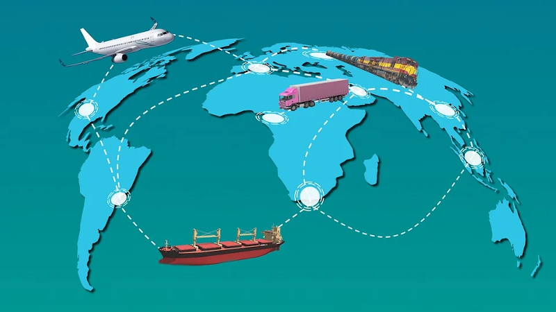Plane Logistics World Transportation Freight Cargo supply chain