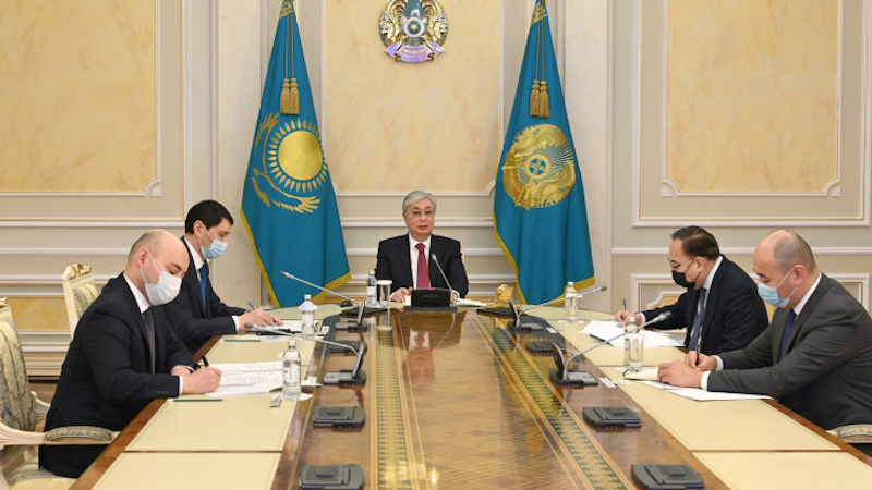 Kazakhstan's President Kassym-Jomart Tokayev. Photo Credit: Office of Kazakhstan President