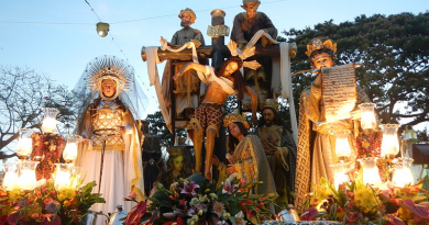 File photo of one of the carrozas of the grand procession in Baliwag, Philippines. Photo Credit: Ramon FVelasquez, Wikipedia Commons