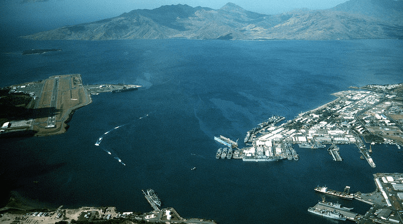 File photo of U.S. Navy Naval Station Subic Bay, Philippines. Photo Credit: PH1(Nac) David R. Sanner, U.S. Navy, Wikipedia Commons