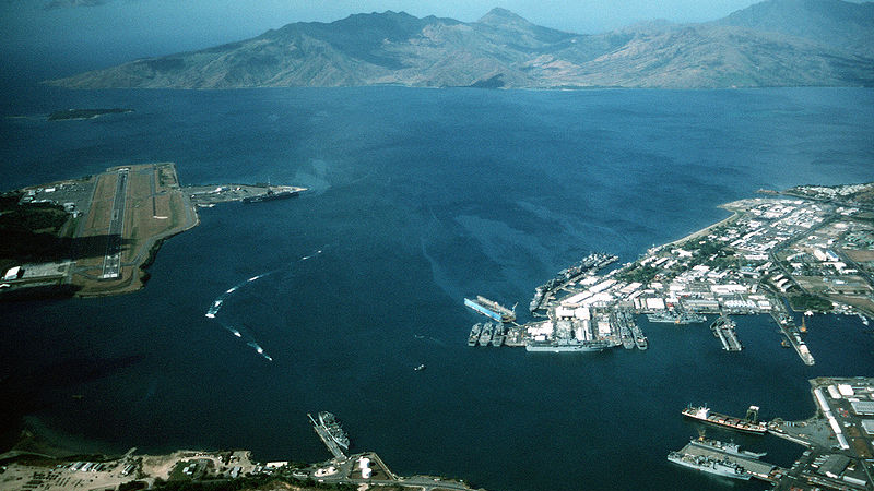 File photo of U.S. Navy Naval Station Subic Bay, Philippines. Photo Credit: PH1(Nac) David R. Sanner, U.S. Navy, Wikipedia Commons