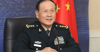 China’s Minister of National Defense Wei Fenghe. Photo Credit: Tasnim News Agency