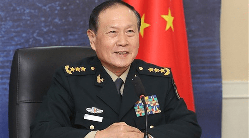 China’s Minister of National Defense Wei Fenghe. Photo Credit: Tasnim News Agency