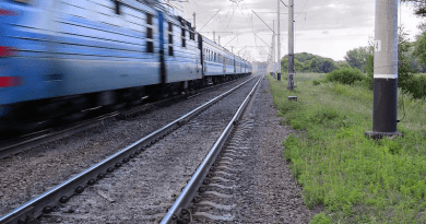 Locomotive Way Train Industry Wagons Landscape Railroad