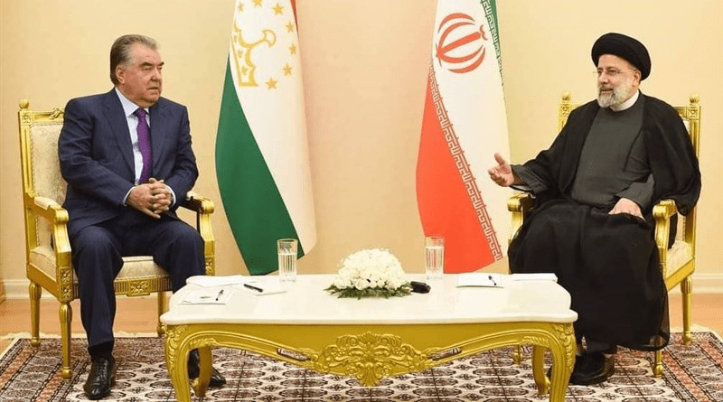 File photo of Tajikistan's President Emomali Rahmon and Iranian President Ebrahim Raisi. Photo Credit: Tasnim News Agency