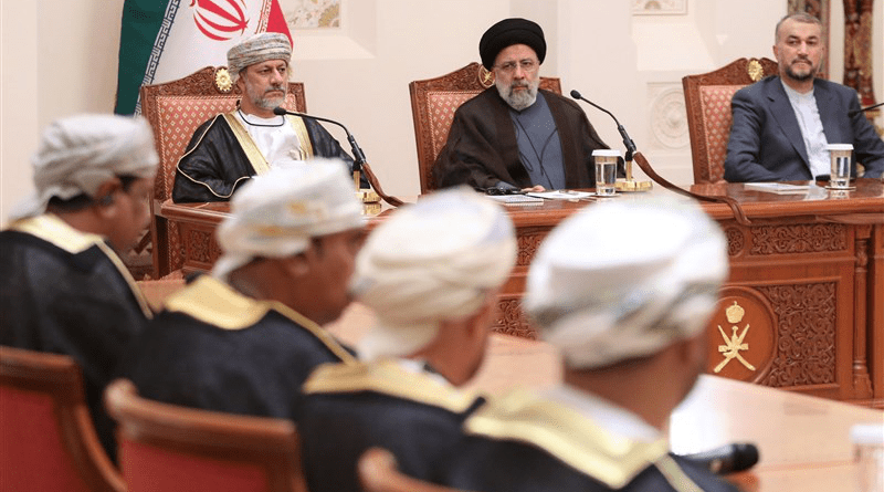 Iranian President Ebrahim Raisi in Oman. Photo Credit: Tasnim News Agency