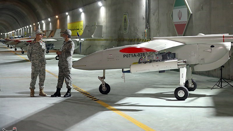 Iranian underground and secret drone base of the Army. Photo Credit: Tasnim News Agengy