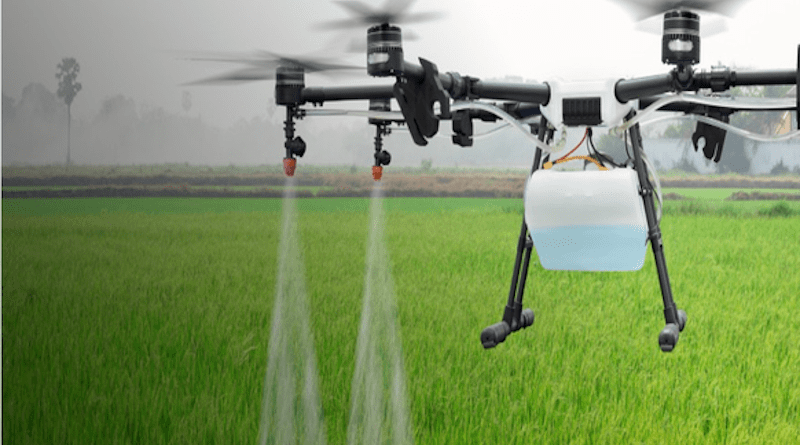 Researchers trained a drone to sense and capture image datasets through his algorithms that allow the system to understand key features, like mud or vegetation, based on their fingerprints. CREDIT: NA