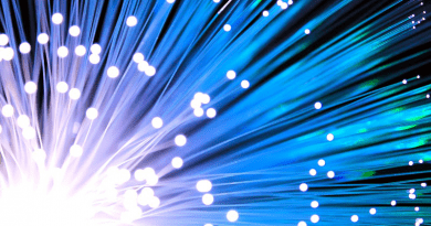 Fiber Optic Cable Blue Network Technology