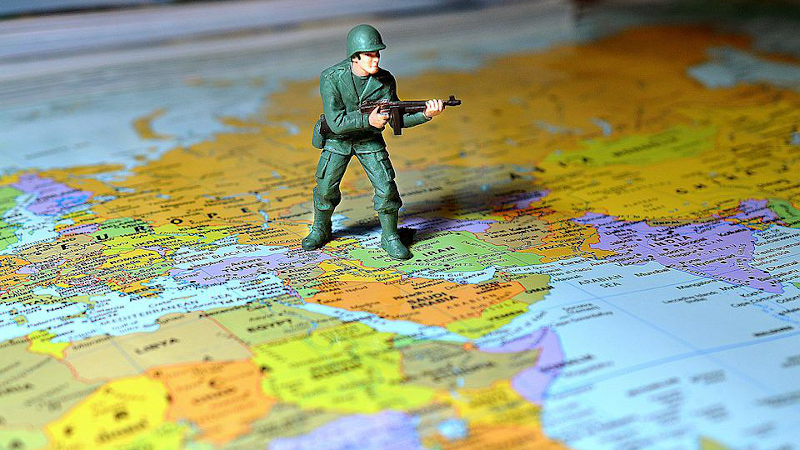 Soldier Map Middle East Army War Military Weapon