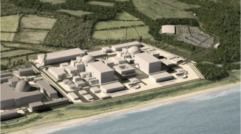How the proposed Sizewell C plant could appear (Image: EDF Energy)