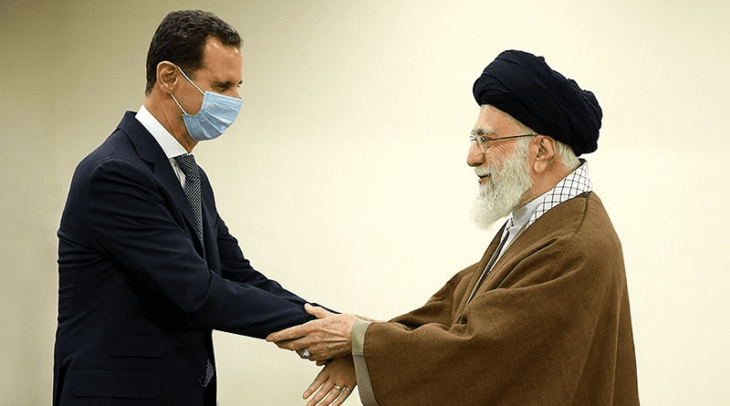 President of Syria Bashar al-Assad meets with Iran's Ayatollah Seyed Ali Khamenei. Photo Credit: Tasnim News Agency