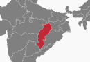Location of Chhattisgarh in India. Credit: Wikipedia Commons