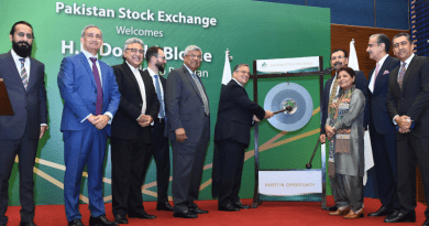 Ambassador of the United States of America to Pakistan, Donald Blome at Pakistan Stock Exchange. (photo supplied)