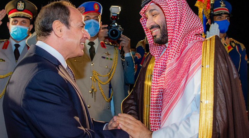 Saudi Arabia's Crown Prince Mohammed bin Salman with Egypt's President Abdel Fattah El-Sisi. Photo Credit: SPA