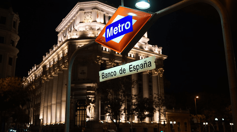 banco de espana bank of spain Metro Madrid Bank Facade Spain Cityscape Building