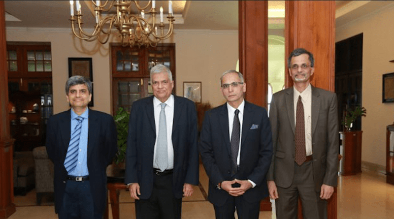 Indian officials' delegation meets Sri Lanka's Prime Minister Ranil Wickremesinghe (photo supplied)