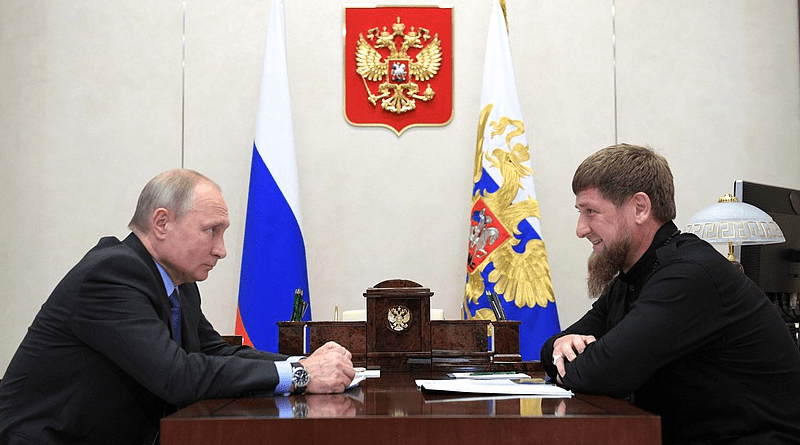 File photo of Russia's President Vladimir Putin with Chechnya's Ramzan Kadyrov. Photo Credit: Kremlin.ru